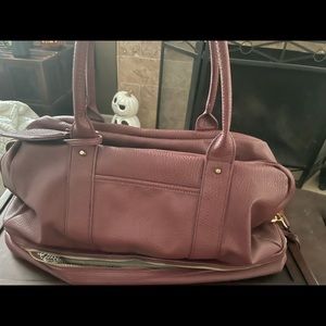 Leather Weekender bag